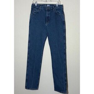 Wrangler Jeans Mens Size 32x35‎ (tag33×36)Blue Dark Wash Western Cowboy Boot Cut